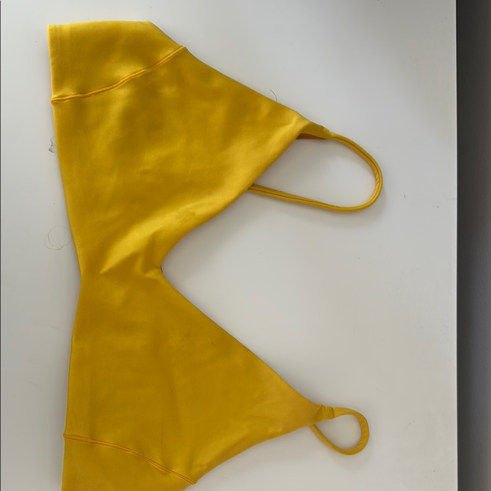 Left On Friday Mustard Bikini Top
